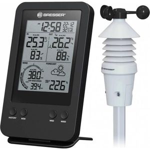 Bresser Weerstation - Bresser Professionele 3-in-1 Windmeter Incl. Luchtvochtigheids- en Temperatuurmeter