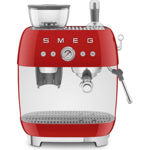 SMEG EGF03RDEU - Espressomachine met geïntegreerde bonenmaler - Rood