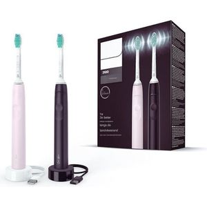 Philips Sonicare HX3675/15 Dubbelpack: Roze & Zwarte Magie Voor Jouw Gezicht!
