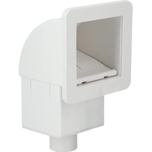 Complete Skimmer-zwembadset voor Doorgaande Muur - Zware Brede Mond - Zwemmen met Warmwaterbronnen - Eenvoudig Te Installeren - Zwembadmuur Skimmerset - 124x77x67 Inch .