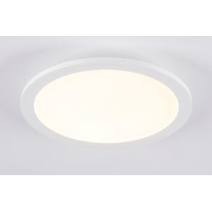 Lumidora Plafondlamp 74601 - Plafonniere - PULA - Ingebouwd LED - 15.0 Watt - 1500 Lumen - 6500 Kelvin - Wit - Metaal - Met dimmer - Badkamerlamp - ⌀ 30 cm