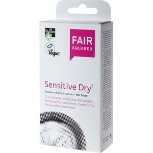Condooms Sensitive-Dry 10st Zonder Glijmiddel