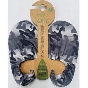 Bonas Antislip Zool Waterschoen | Zwemschoenen | Zwemslof | Gymschoen voor Kinderen Maat 18-20 Camouflage