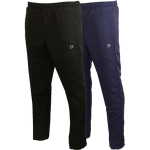 2-Pack Donnay Microfibre pant - Rechte pijp - Sportbroek - Heren - Black/Navy - maat M