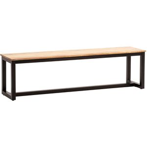 Massive Dining Bench - Loft Style Seating - Handgemaakte houten oever - Natuurlijk houtkorrel - 120 cm x 40 cm x 45 cm