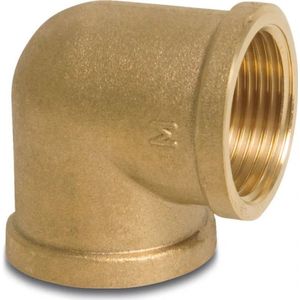 BOSTA Nr. 90 - Messing knie 90° 1x1