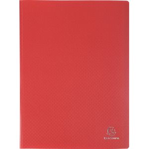 Exacompta 8585E 8x Display Book PP A4 80 Pkts Red