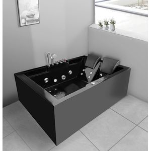 PureSteam Relax 2persoonsbad zwart