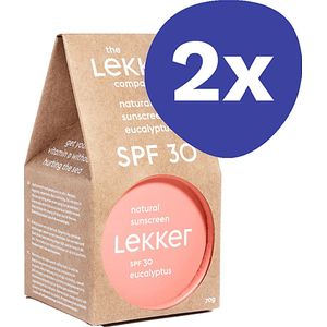 The Lekker Company Zonnebrand SPF30 (2x 70g)