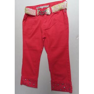 Broek - 3/4 lengte - Meisjes - Rose - 8 jaar 128