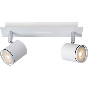 Lucide RILOU - Plafondspot - LED Dimb. - GU10 - 2x5W 3000K - Wit