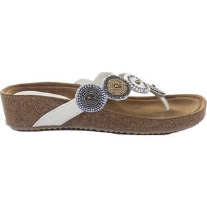 Lazamani Dames Slippers 75.455 Off-White Maat 42