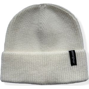 Legend Beanie - eindbaas - White - Lichtgewicht witte muts