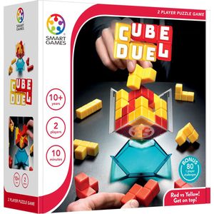 Smart Games Cube Duel (80 opdrachten) - Rood versus geel, bereik de top!