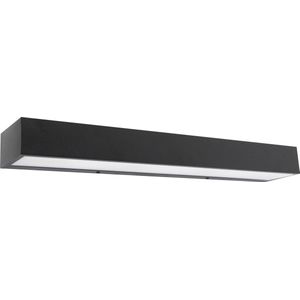 QAZQA Houx - Design Wandlamp Voor Binnen - 4 Lichts - L 600 Mm - Zwart - Woonkamer - Slaapkamer