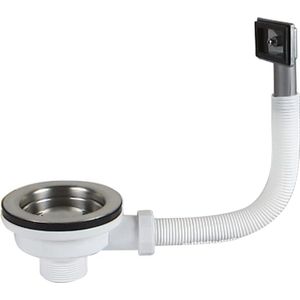 Inovra ® Keukenafvoer Met Overloop En Zeef Voor Optimaal Waterbeheer