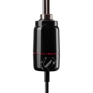 Radiatorconnect elektrisch verwarmingselement GT Black met elektronische thermostaat 150 Watt.
