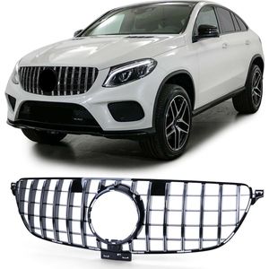 Mercedes GLE Coupe C292 vanaf 2015 Sport Grill Hoogglans Zwart / Chrome Amg GT Look Panamerica