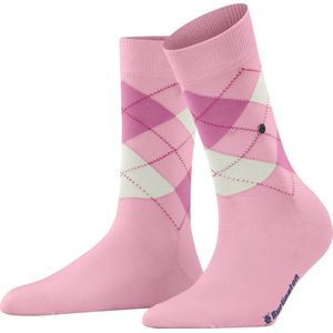 Burlington Covent Garden one-size organisch katoen sokken dames roze - Matt 36-41
