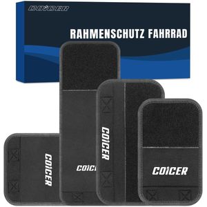 COICER fietsframebescherming transport | Set van 4 | Transportbescherming geschikt voor Thule fietsendrager carbon framebescherming fietsendrager accessoires Ebike framebescherming bevestiging