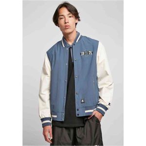 Starter Black Label - Nylon College jacket - XXL - Blauw/Wit