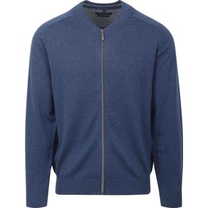 Casa Moda - Vest Zip Blauw - Heren - Maat 3XL - Regular-fit