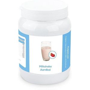 Protiplan | Voordeelpot Milkshake Aardbei | 1 x 450 gram | Eiwitdieet | Proteïne shake | Past in een koolhydraatarme levensstijl| Eiwitpoeder | Proteine shake | Past in een koolhydraatarme levensstijl