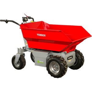 Elektrische dumper 500kg 245 liter hydraulisch kippen, batterij 48V Torros MED502H