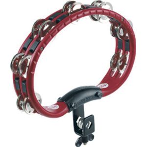 Meinl Drummer Tambourine TMT2R, Steel Jingles - Tamboerijn