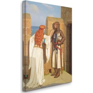 Edmund Blair Leighton - The Shadow - De schaduw (1920) - 3:2