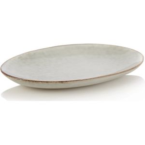 Broste Copenhagen Nordic Sand servies - ovale schaal Large - L 30 x B 18 cm - plate oval