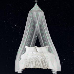 Klamboe met sterren baldakijn voor kinderkamer - Princess - licht muggennet - kinderbed