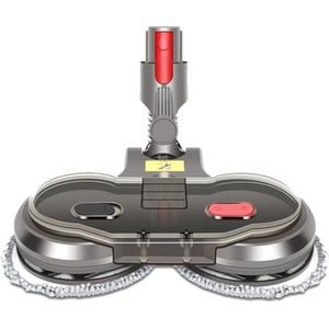 Nifkos Mop Dweil geschikt voor Dyson Steelstofzuiger - Mondstuk Accessoires Opzetstuk & Dweilsysteem voor V7 / V8 / V10 / V11 / V15 series - Vloerwisser en Vloermop - Nat & Droog - Inclusief 2 dweilmops