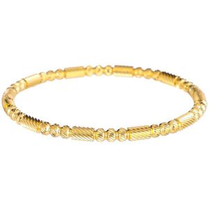 Go Dutch Label Armband (Sieraad) Carved Bangle round Goud