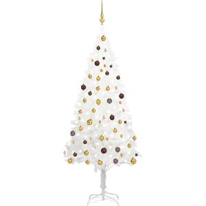 vidaXL-Kunstkerstboom-met-verlichting-en-kerstballen-210-cm-PVC-wit