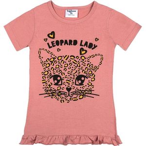 Fun2Wear - Leopard Lady Nachthemd Oud nachthemd - Roze - Maat 170/176 -
