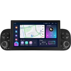 geschikt voor Fiat Panda 319 2012 - 2021 | Autoradio met Navigatie | 1GB & 16GB | Radio scherm | 2012 2013 2014 2015 2016 2017 2018 2019 2020 2021