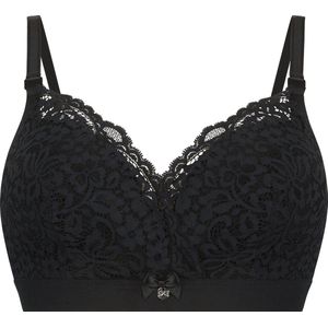 Hunkemöller Dames Lingerie Voorgevormde voedingsbh Rose - Zwart - maat E80