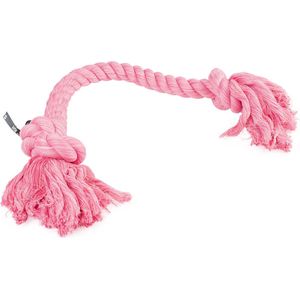 Ebi - Hond - 'do You Even Floss Dawg' Speeltouw 2 Knopen 95x13x11cm Roze