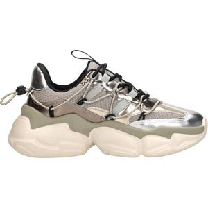 Steve Madden Spectator Sneakers Laag - zilver - Maat 42