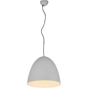 Reality - LED Hanglamp - Hangverlichting - E27 Fitting - 1-lichts - Rond - Grijs - Aluminium