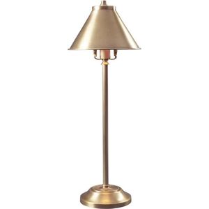 Bohemian Tafellamp - Steady Lighting - Metaal - Bohemian - E14 - L: 21cm - Voor Binnen - Woonkamer - Eetkamer - Brons