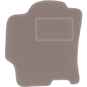 Beige bestuurdersmat voor: Mazda 323 BJ sedan, hatchback, break, stationwagen (1998-2003)