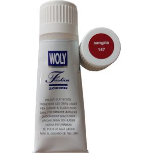 Woly Fashion Leather Cream Tube - Sangria - 75 ml (Schoenpoets - Schoensmeer)