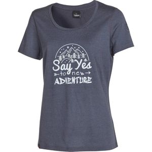 Ivanhoe t-shirt Meja Adventure voor dames - 100% merino wol - Blauw