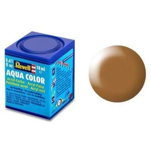 Revell Aqua #382 Wood Brown - Satin - RAL8001 - Acryl - 18ml Verf potje