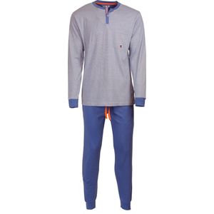 M.E.Q. - Heren Pyjama - Licht Blauw - Maat XXL