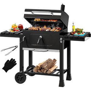 Houtskool Outdoor Roker BBQ Draagbare Tuin Barbecue Grill - XL Formaat