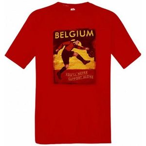 België t-shirt ‘you’ll never support alone’ maat 3XL