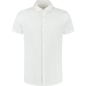 Purewhite - Heren Slim Fit Overhemd - Wit - Maat L